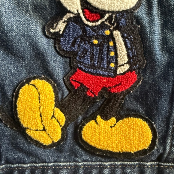 GAP x Disney Blue Denim Jean Jacket with Mickey Mouse - Picture 5 of 6